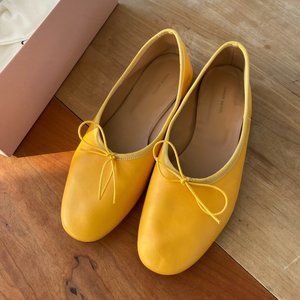 Yellow Mansur Gavriel Dream Ballerina Flat
